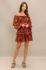 PETAL MIST WOVEN MINI DRESS - Flying Tomato - Flyclothing LLC
