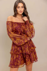 PETAL MIST WOVEN MINI DRESS - Flying Tomato - Flyclothing LLC