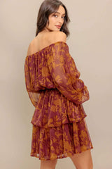 PETAL MIST WOVEN MINI DRESS - Flying Tomato - Flyclothing LLC