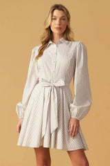 BEAUTY & STYLE WOVEN MINI DRESS - Flying Tomato - Flyclothing LLC