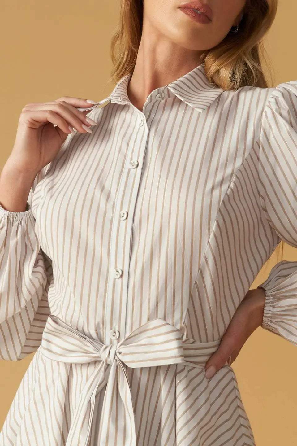 BEAUTY & STYLE WOVEN MINI DRESS - Flying Tomato - Flyclothing LLC