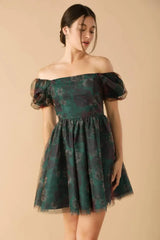 BE GOOD TO ME WOVEN ORGANZA DRESS - Flying Tomato - Flyclothing LLC