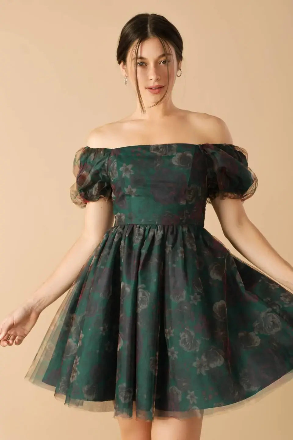 BE GOOD TO ME WOVEN ORGANZA DRESS - Flying Tomato - Flyclothing LLC