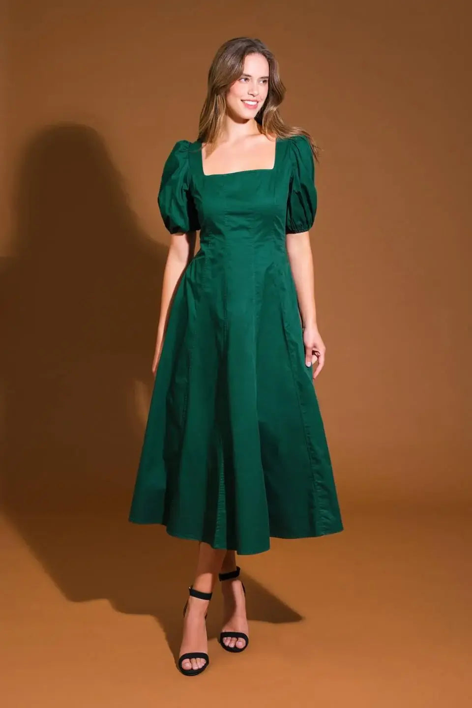 COLORS OF MY HEART WOVEN MIDI DRESS - Flying Tomato - Flyclothing LLC