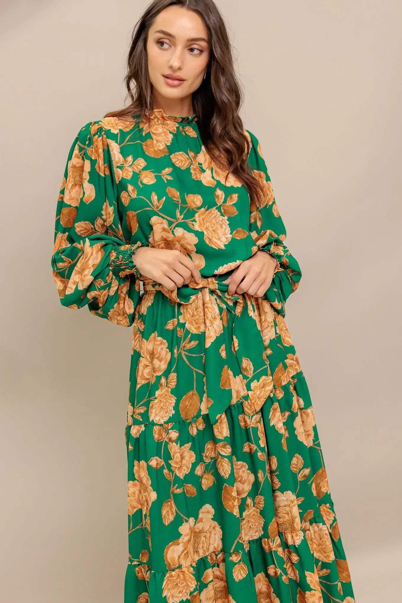 SONGS ABOUT YOU WOVEN MIDI DRESS - Flying Tomato - Flyclothing LLC
