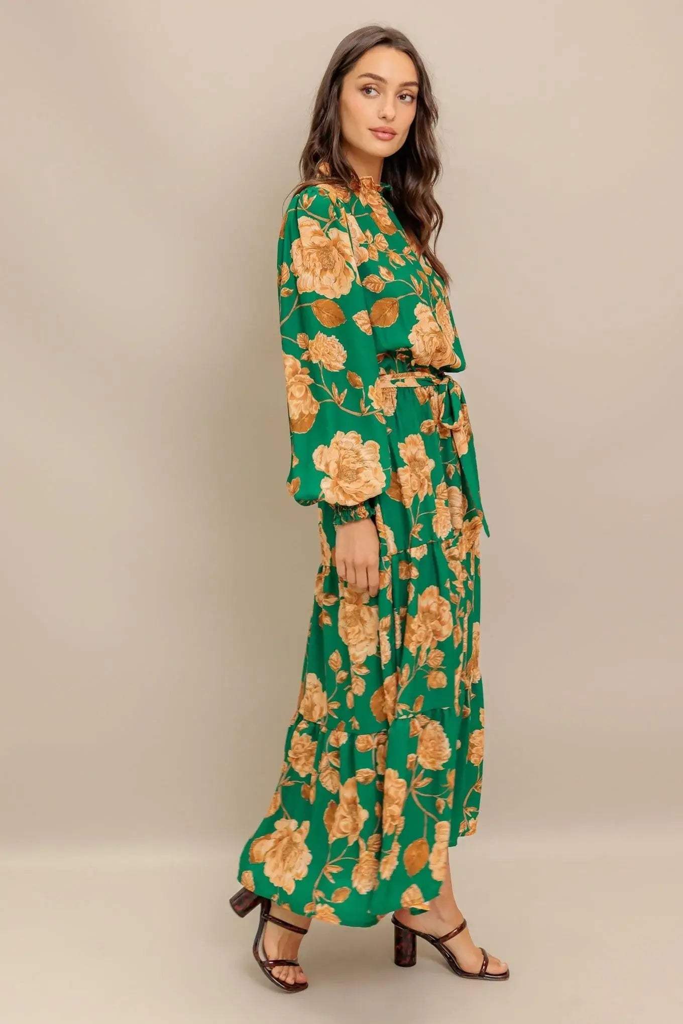SONGS ABOUT YOU WOVEN MIDI DRESS - Flying Tomato - Flyclothing LLC