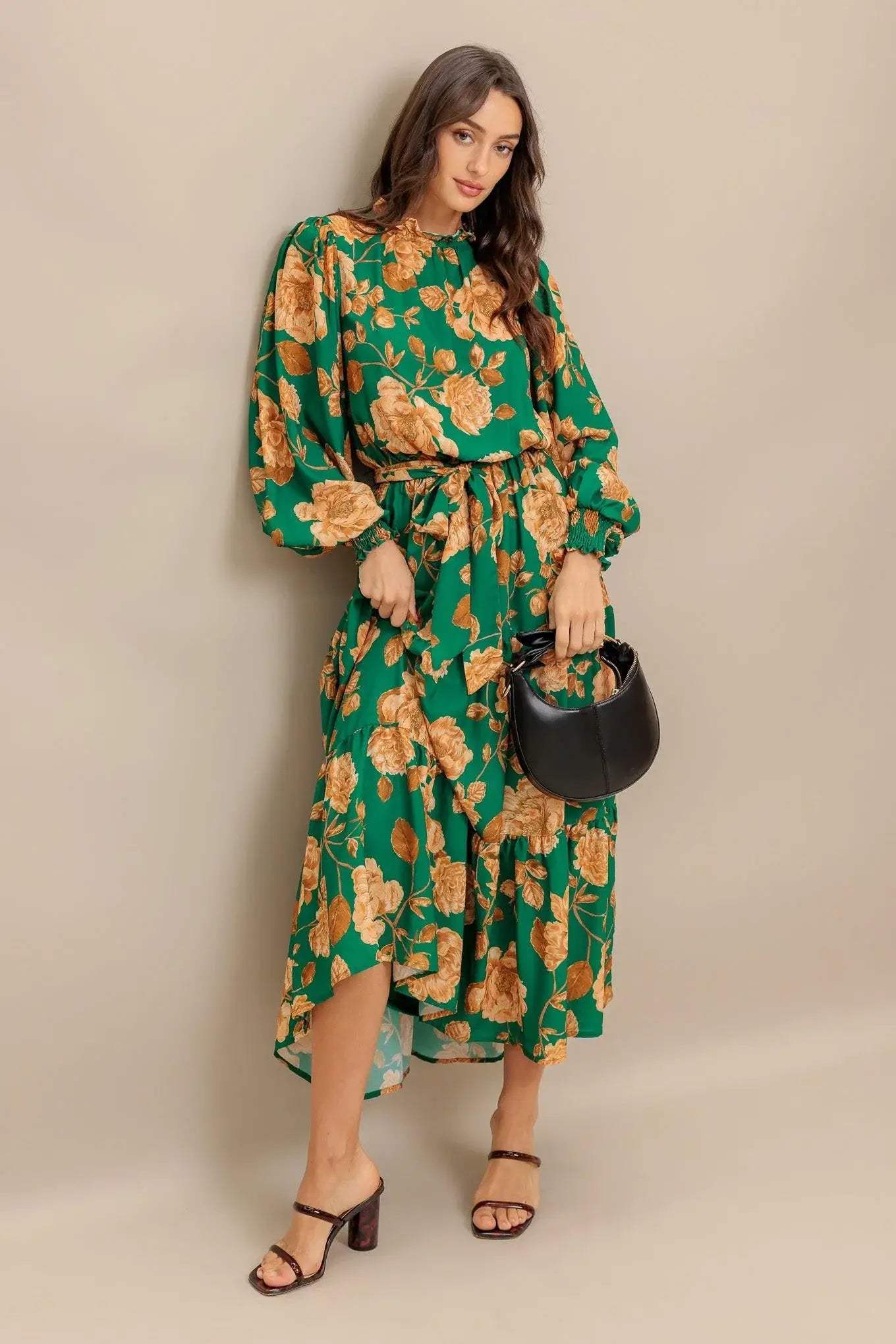 SONGS ABOUT YOU WOVEN MIDI DRESS - Flying Tomato - Flyclothing LLC