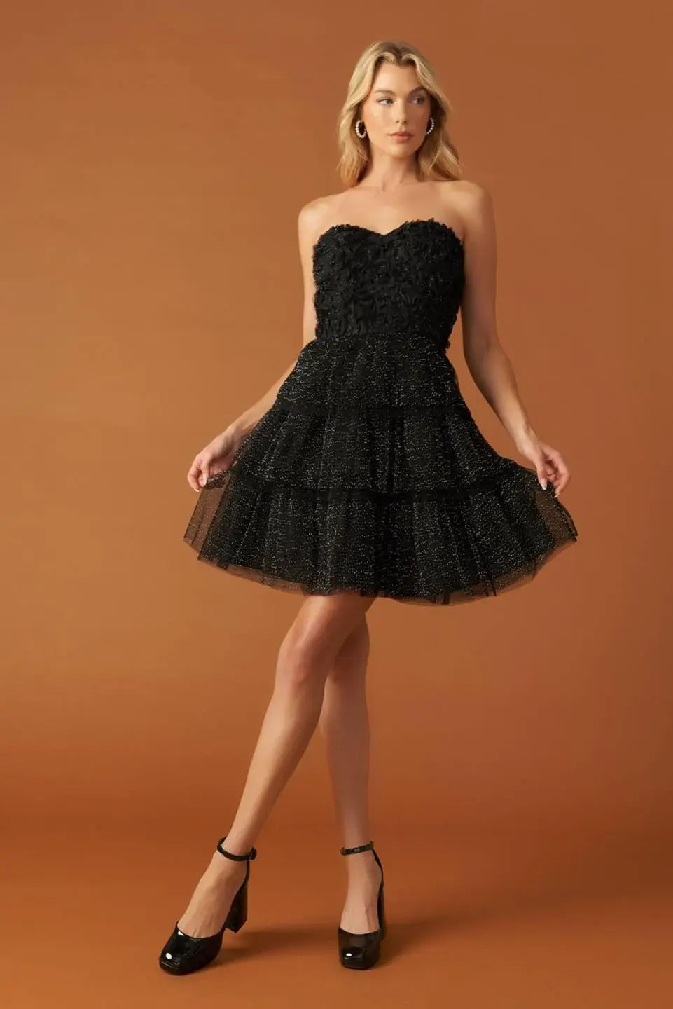 ONE THING AT A TIME WOVEN MINI DRESS - Flying Tomato - Flyclothing LLC