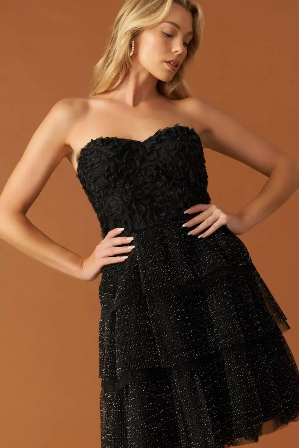 ONE THING AT A TIME WOVEN MINI DRESS - Flying Tomato - Flyclothing LLC