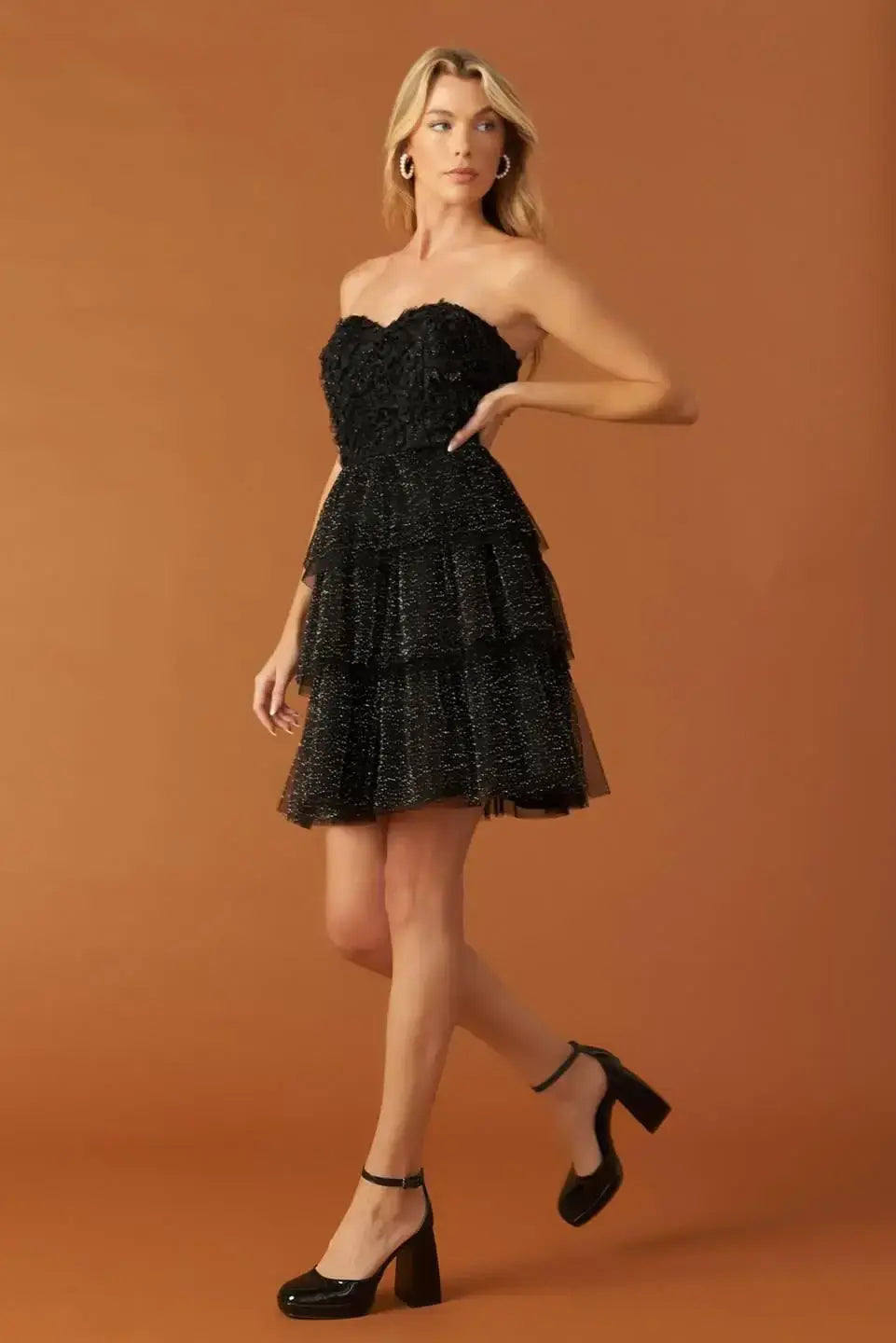 ONE THING AT A TIME WOVEN MINI DRESS - Flying Tomato - Flyclothing LLC
