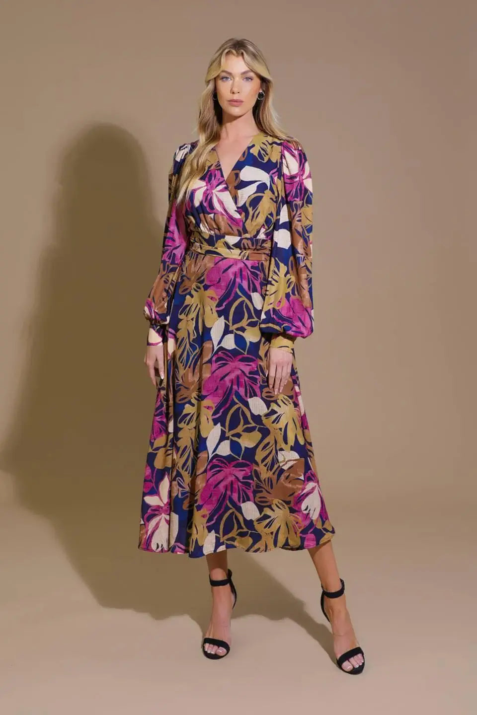 LOST IN YOUR EYES WOVEN MIDI DRESS - Flying Tomato - Flyclothing LLC