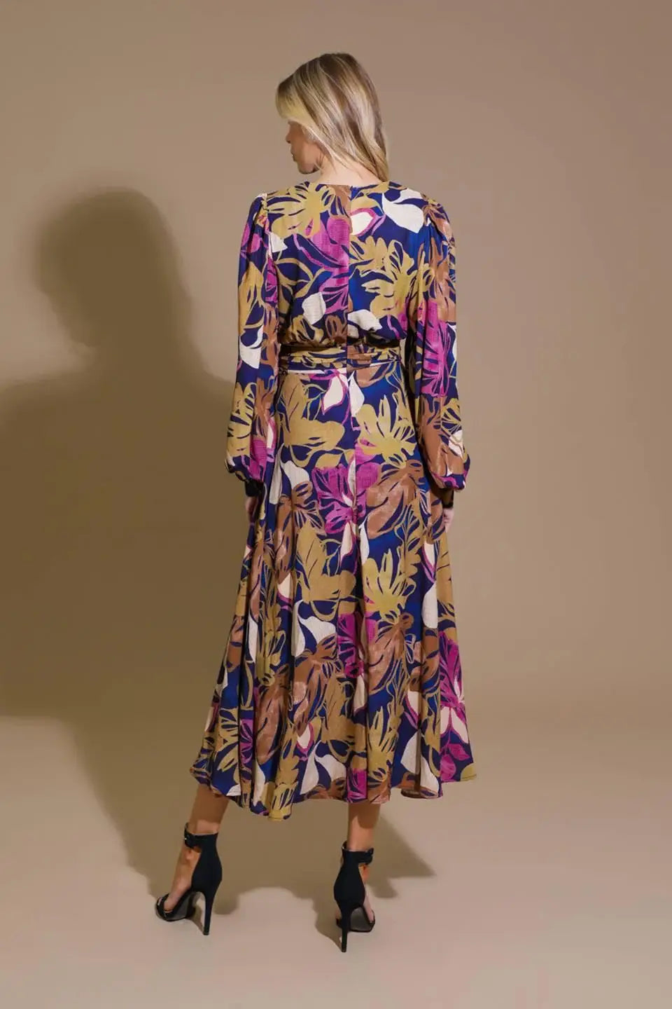 LOST IN YOUR EYES WOVEN MIDI DRESS - Flying Tomato - Flyclothing LLC
