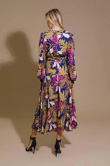LOST IN YOUR EYES WOVEN MIDI DRESS - Flying Tomato - Flyclothing LLC