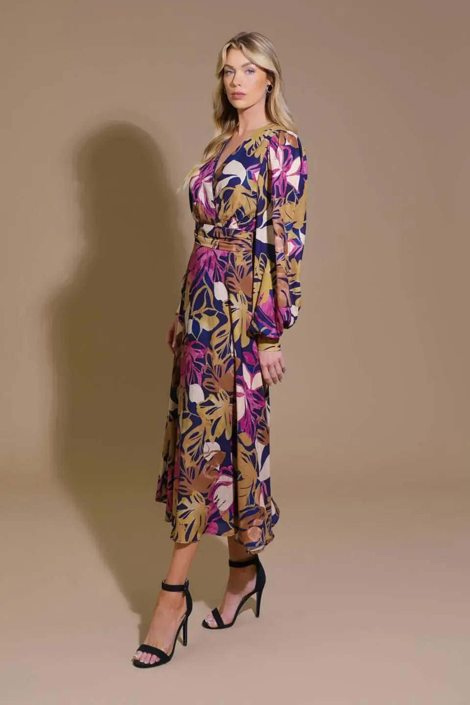 LOST IN YOUR EYES WOVEN MIDI DRESS - Flying Tomato - Flyclothing LLC