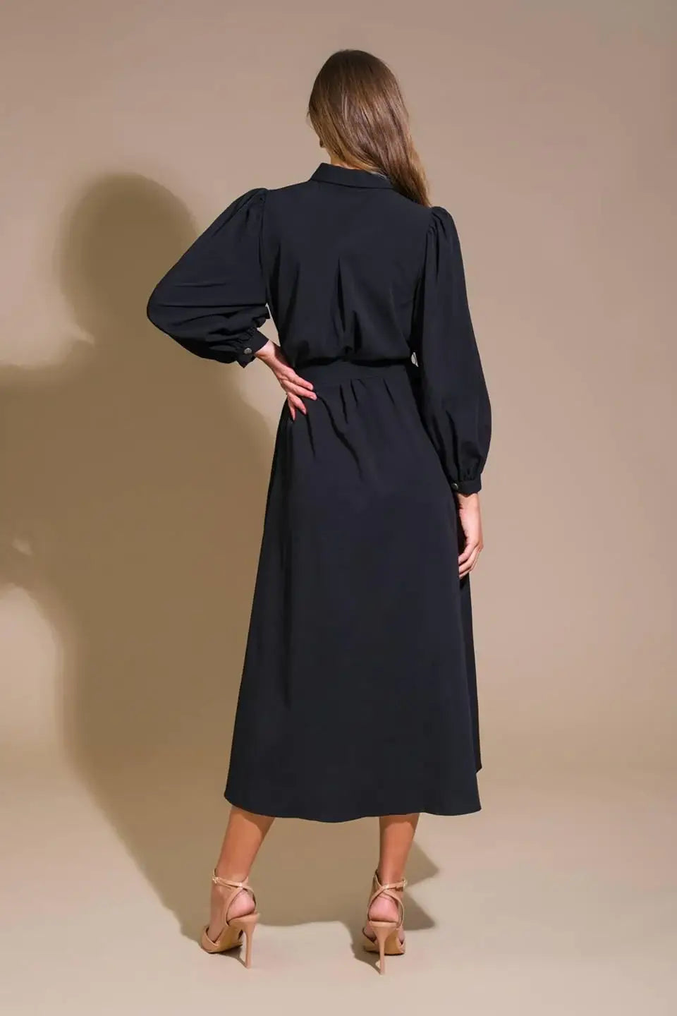 CAN'T RELACE YOU WOVEN MIDI DRESS - Flying Tomato - Flyclothing LLC