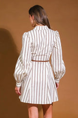 LUCKY TO HAVE YOU WOVEN MINI DRESS - Flying Tomato - Flyclothing LLC