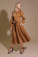 FOREVER YOUR GIRL WOVEN MIDI DRESS - Flying Tomato - Flyclothing LLC
