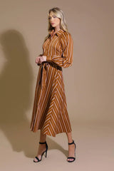 FOREVER YOUR GIRL WOVEN MIDI DRESS - Flying Tomato - Flyclothing LLC