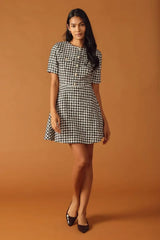 FALLING INTO PLACE TWEED MINI DRESS - Flying Tomato - Flyclothing LLC