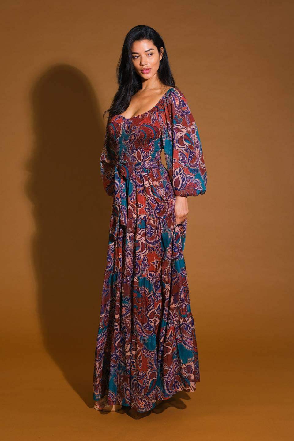 DARLING SENSATION WOVEN MAXI DRESS - Flying Tomato - Flyclothing LLC