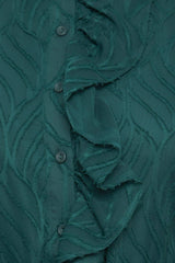 EMERALD WHISPER WOVEN MIDI DRESS - Flying Tomato - Flyclothing LLC
