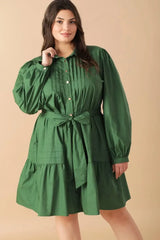 AESTHETIC POSE WOVEN MINI DRESS - Flying Tomato - Flyclothing LLC