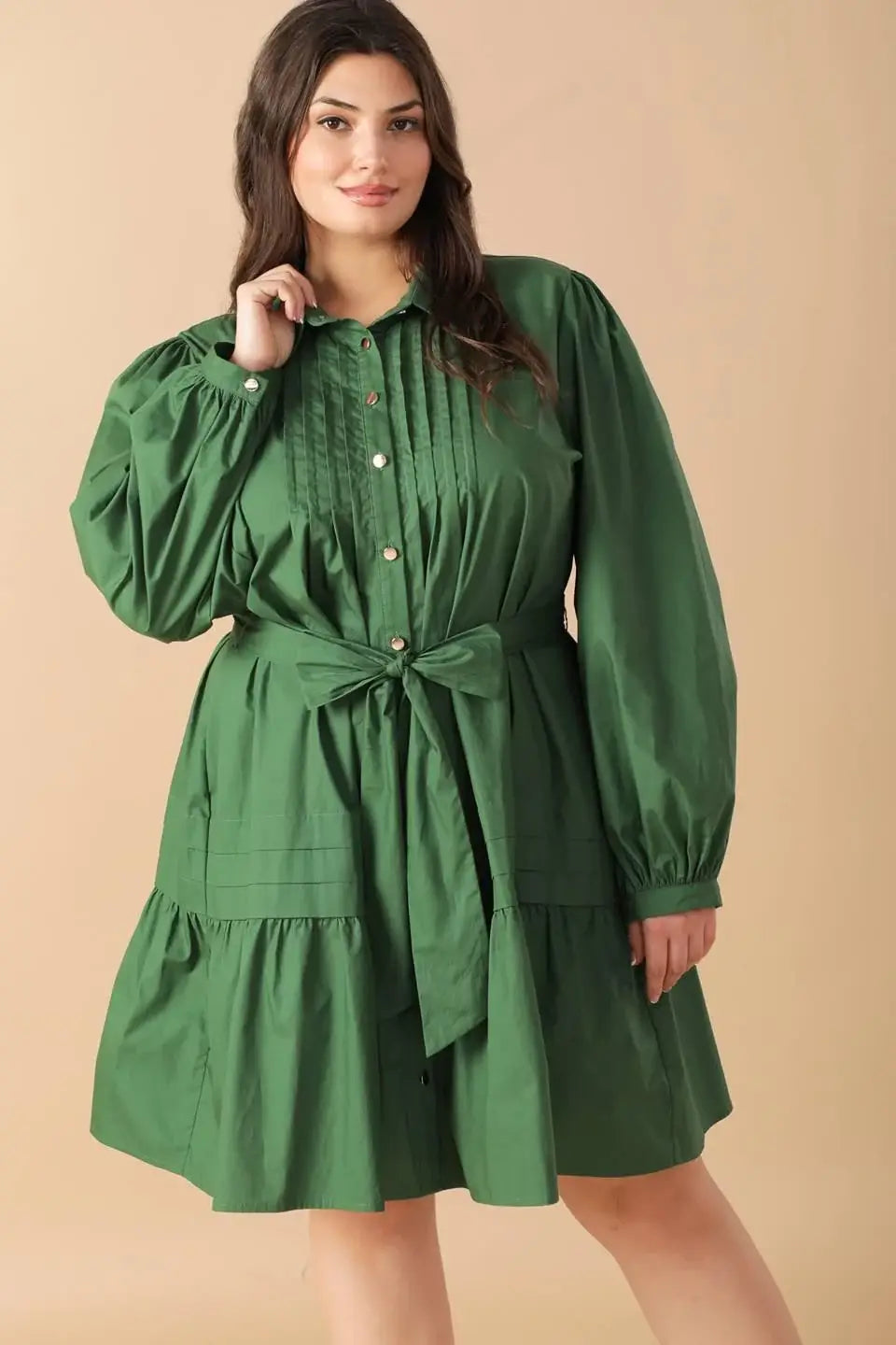 AESTHETIC POSE WOVEN MINI DRESS - Flying Tomato - Flyclothing LLC