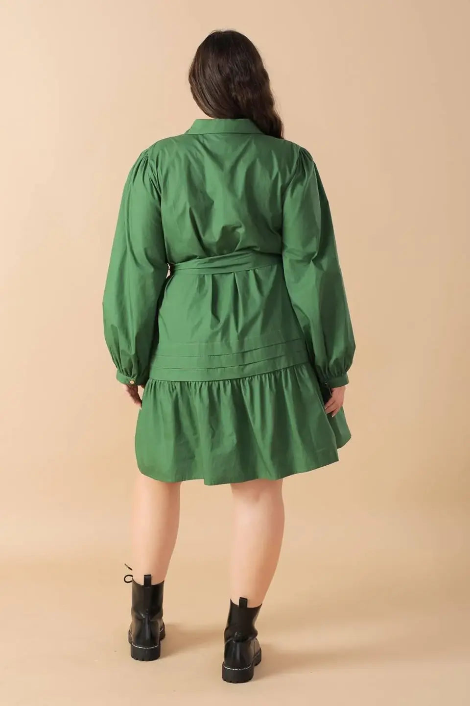 AESTHETIC POSE WOVEN MINI DRESS - Flying Tomato - Flyclothing LLC