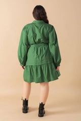 AESTHETIC POSE WOVEN MINI DRESS - Flying Tomato - Flyclothing LLC