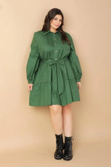AESTHETIC POSE WOVEN MINI DRESS - Flying Tomato - Flyclothing LLC