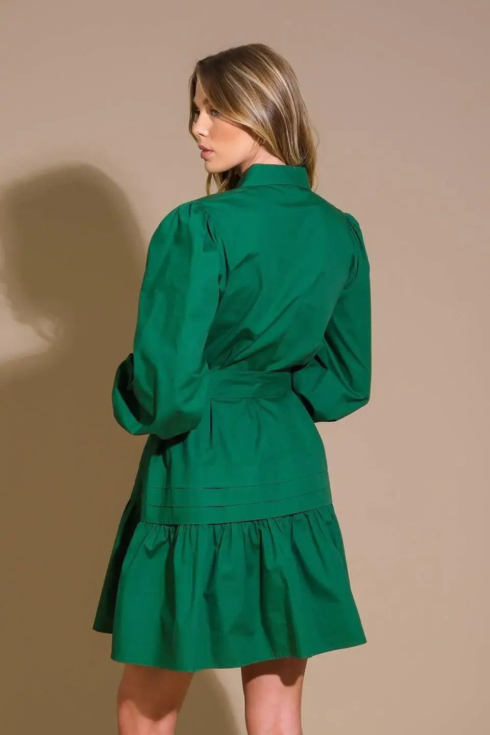 AESTHETIC POSE WOVEN MINI DRESS - Flying Tomato - Flyclothing LLC