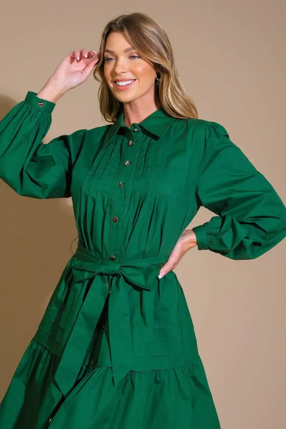 AESTHETIC POSE WOVEN MINI DRESS - Flying Tomato - Flyclothing LLC