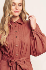 AESTHETIC POSE WOVEN MINI DRESS - Flying Tomato - Flyclothing LLC