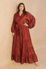 PERFECT POTENTIAL WOVEN MAXI DRESS - Flying Tomato - Flyclothing LLC