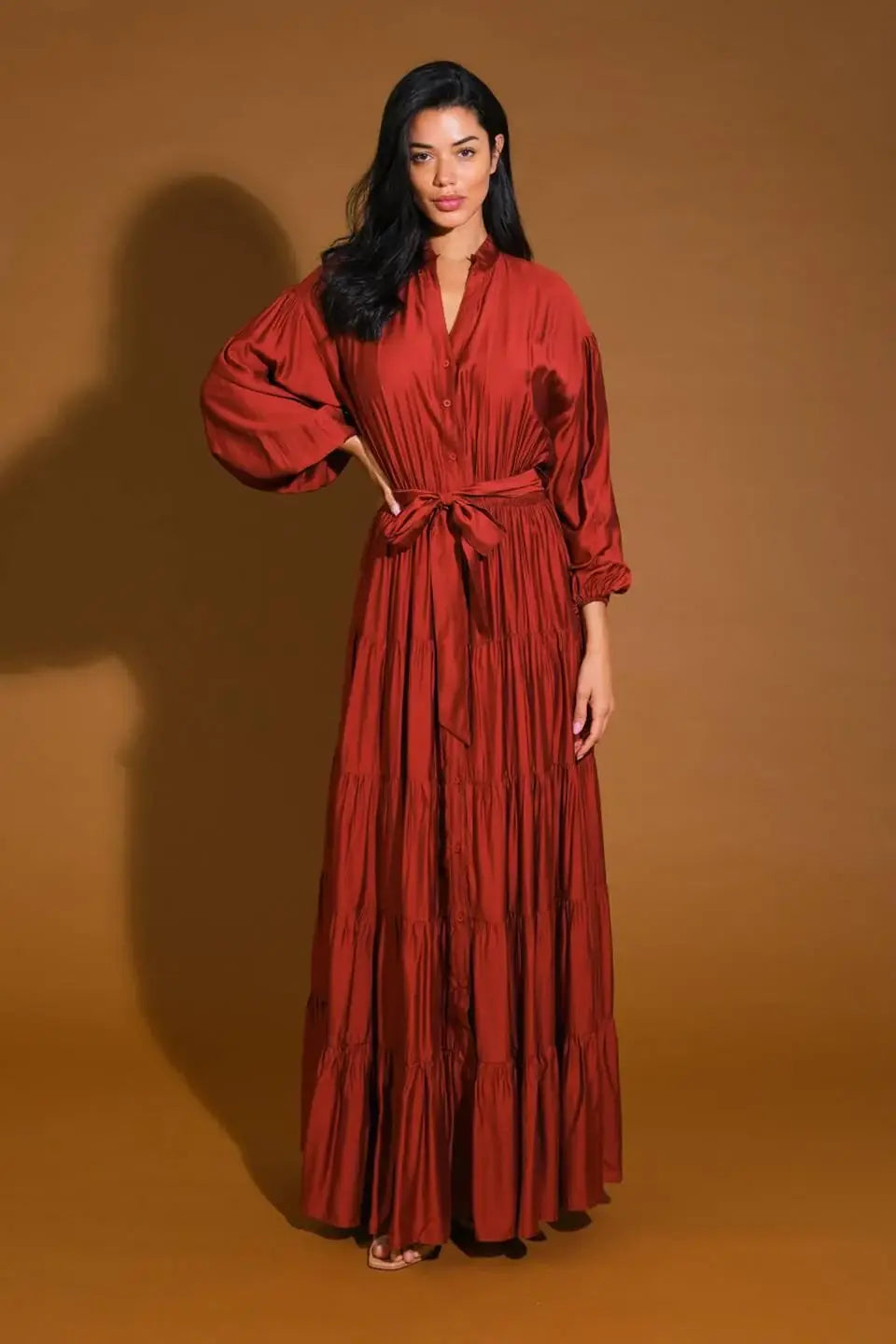 PERFECT POTENTIAL WOVEN MAXI DRESS - Flying Tomato - Flyclothing LLC