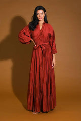 PERFECT POTENTIAL WOVEN MAXI DRESS - Flying Tomato - Flyclothing LLC