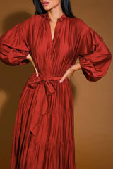 PERFECT POTENTIAL WOVEN MAXI DRESS - Flying Tomato - Flyclothing LLC