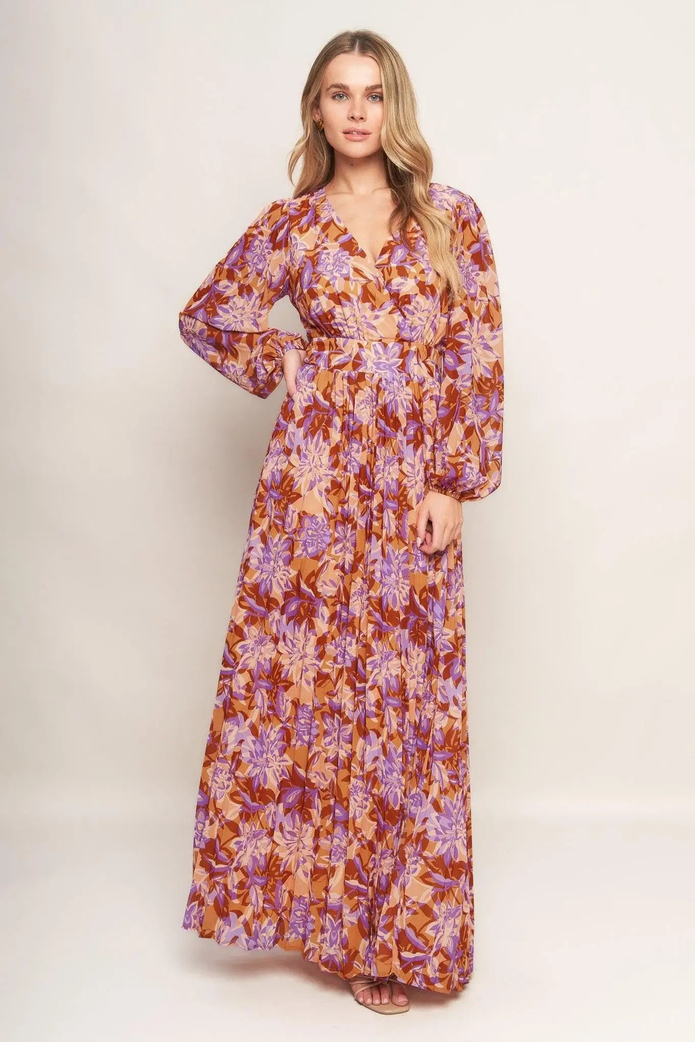 HEIGHT OF LOVE WOVEN MAXI DRESS - Flying Tomato - Flyclothing LLC