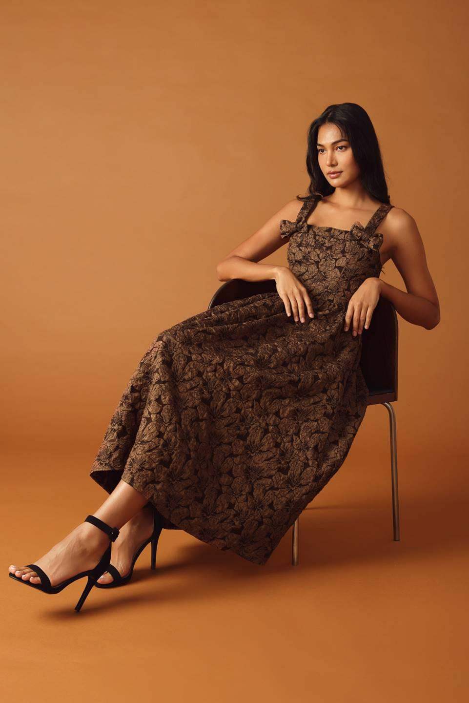 LOST IN TIME WOVEN MIDI DRESS - Flying Tomato - Flyclothing LLC