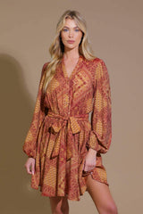 DEEPLY DELIGHTFUL WOVEN MINI DRESS - Flying Tomato - Flyclothing LLC