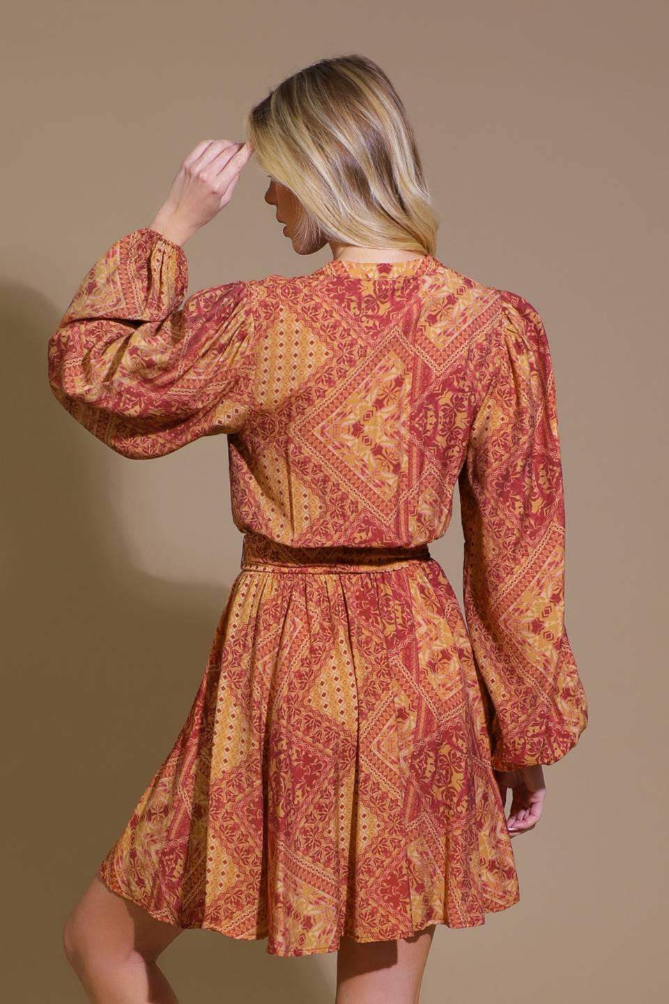 DEEPLY DELIGHTFUL WOVEN MINI DRESS - Flying Tomato - Flyclothing LLC