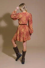 DEEPLY DELIGHTFUL WOVEN MINI DRESS - Flying Tomato - Flyclothing LLC