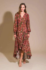 PROFOUND ROMANCE WOVEN MAXI DRESS - Flying Tomato - Flyclothing LLC