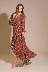 PROFOUND ROMANCE WOVEN MAXI DRESS - Flying Tomato - Flyclothing LLC