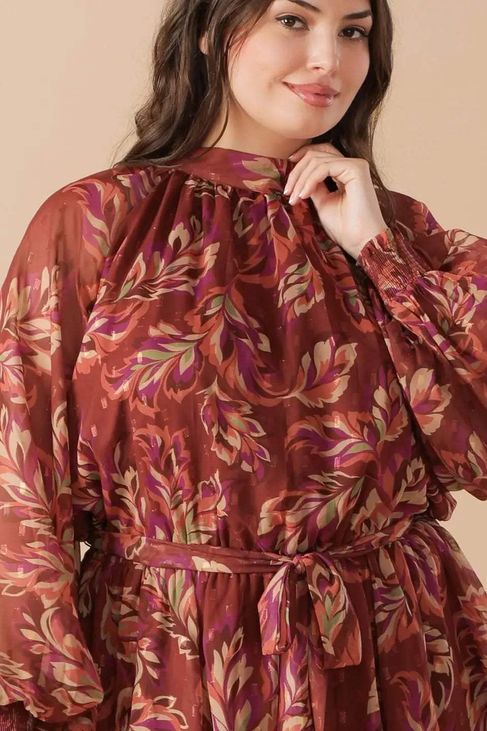 ARTISTIC ESSENCE WOVEN MINI DRESS - Flying Tomato - Flyclothing LLC