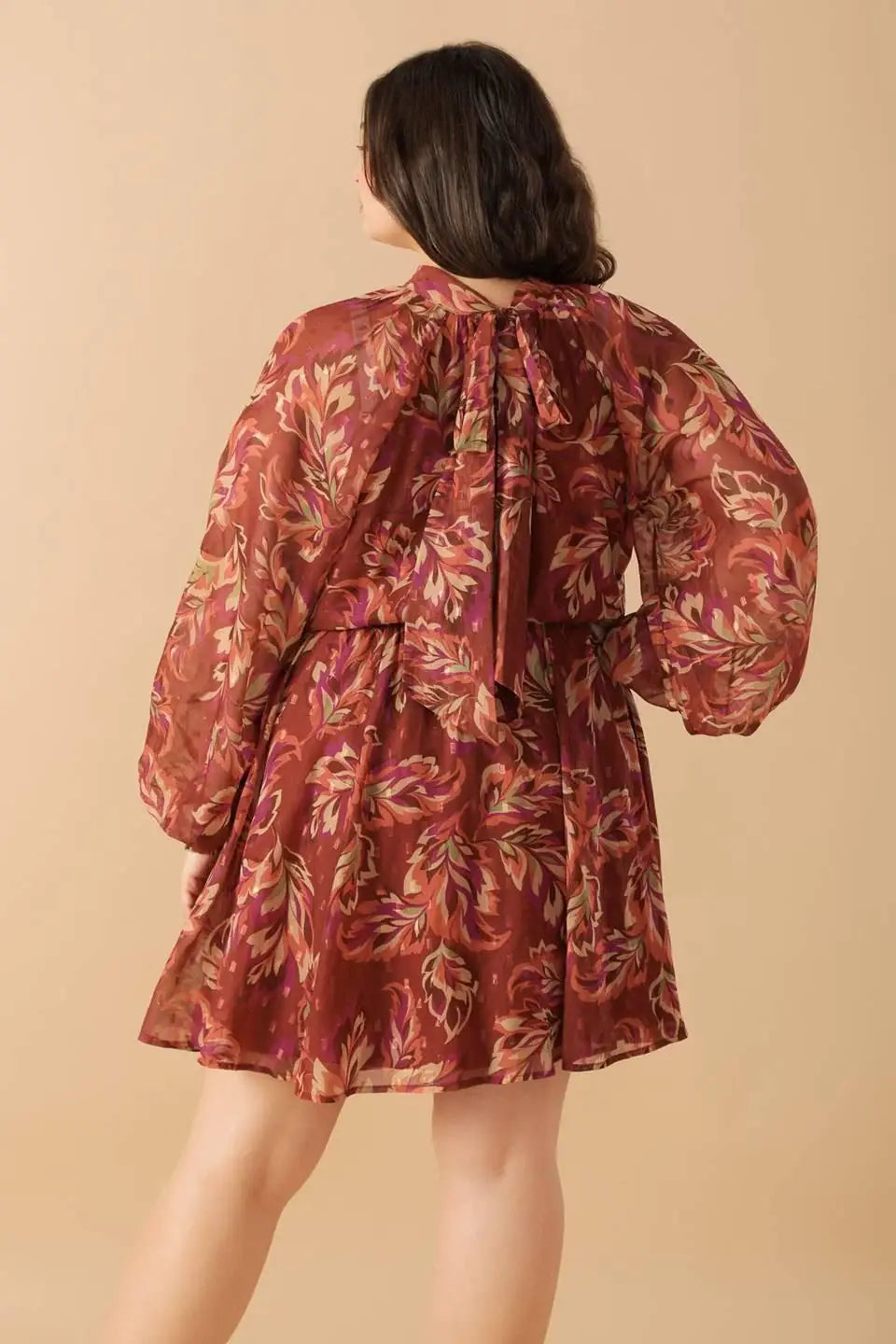 ARTISTIC ESSENCE WOVEN MINI DRESS - Flying Tomato - Flyclothing LLC
