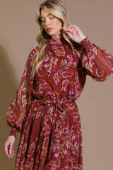 ARTISTIC ESSENCE WOVEN MINI DRESS - Flying Tomato - Flyclothing LLC