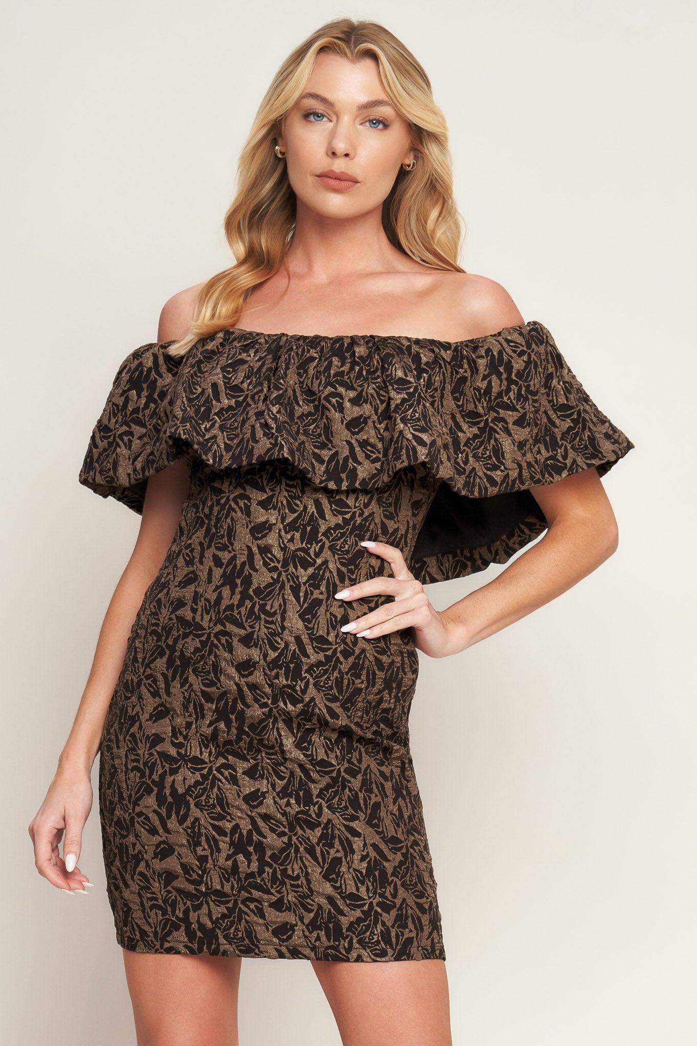 WHEREVER YOU MAY GO WOVEN MINI DRESS - Flying Tomato - Flyclothing LLC