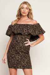 WHEREVER YOU MAY GO WOVEN MINI DRESS - Flying Tomato - Flyclothing LLC