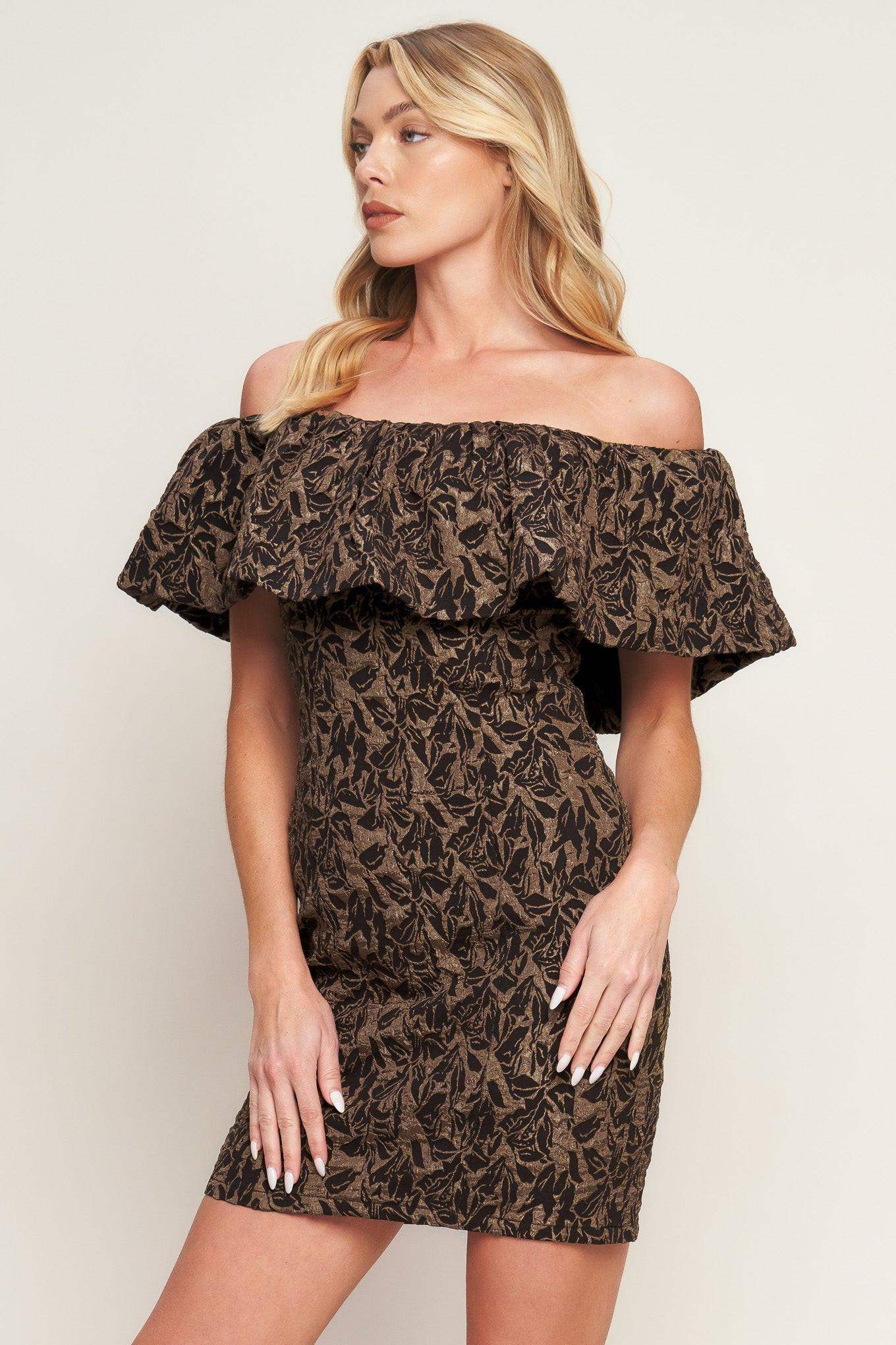 WHEREVER YOU MAY GO WOVEN MINI DRESS - Flying Tomato - Flyclothing LLC